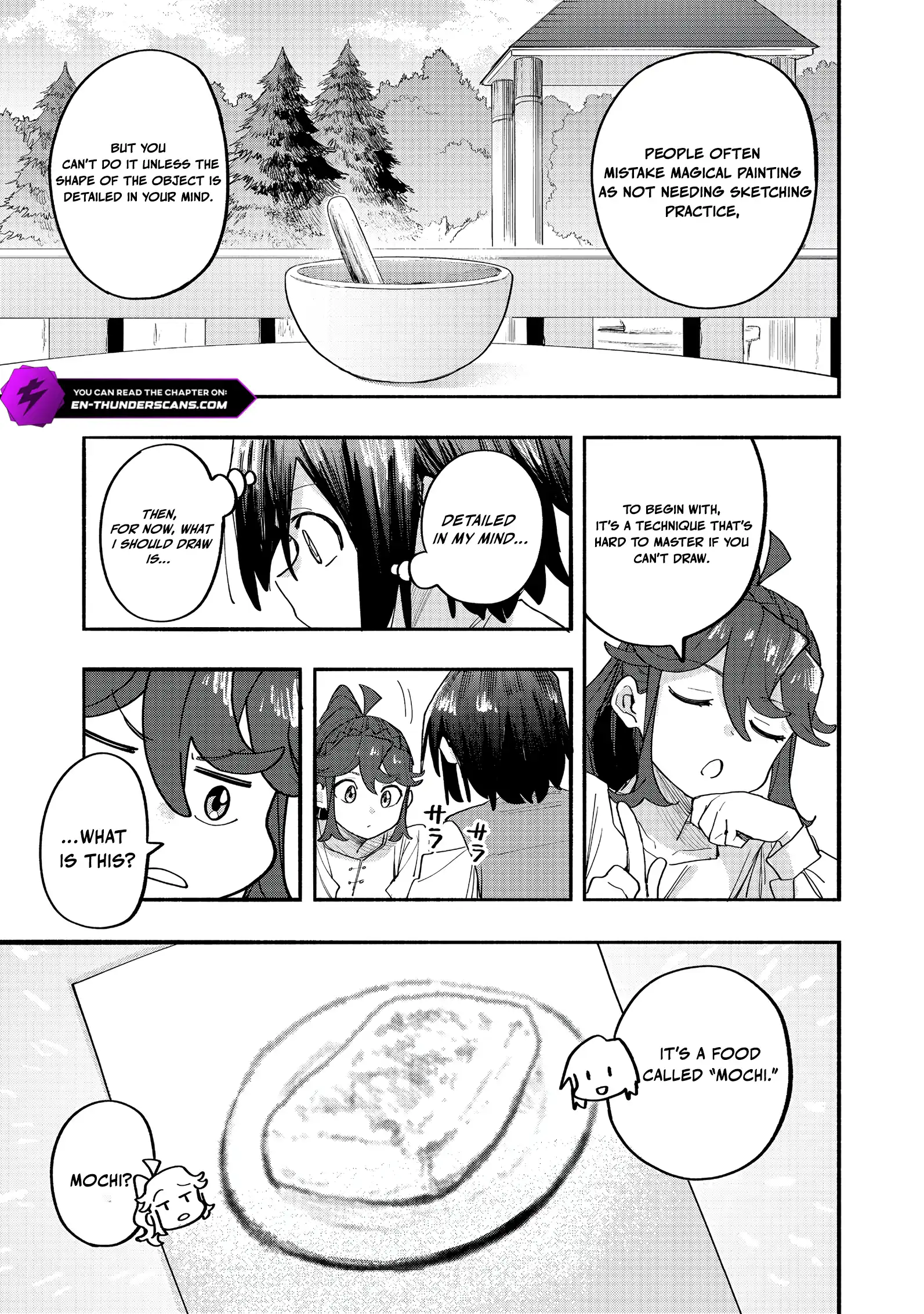 Kyou mo E ni Kaita Mochi ga Umai Chapter 47 — Page 7