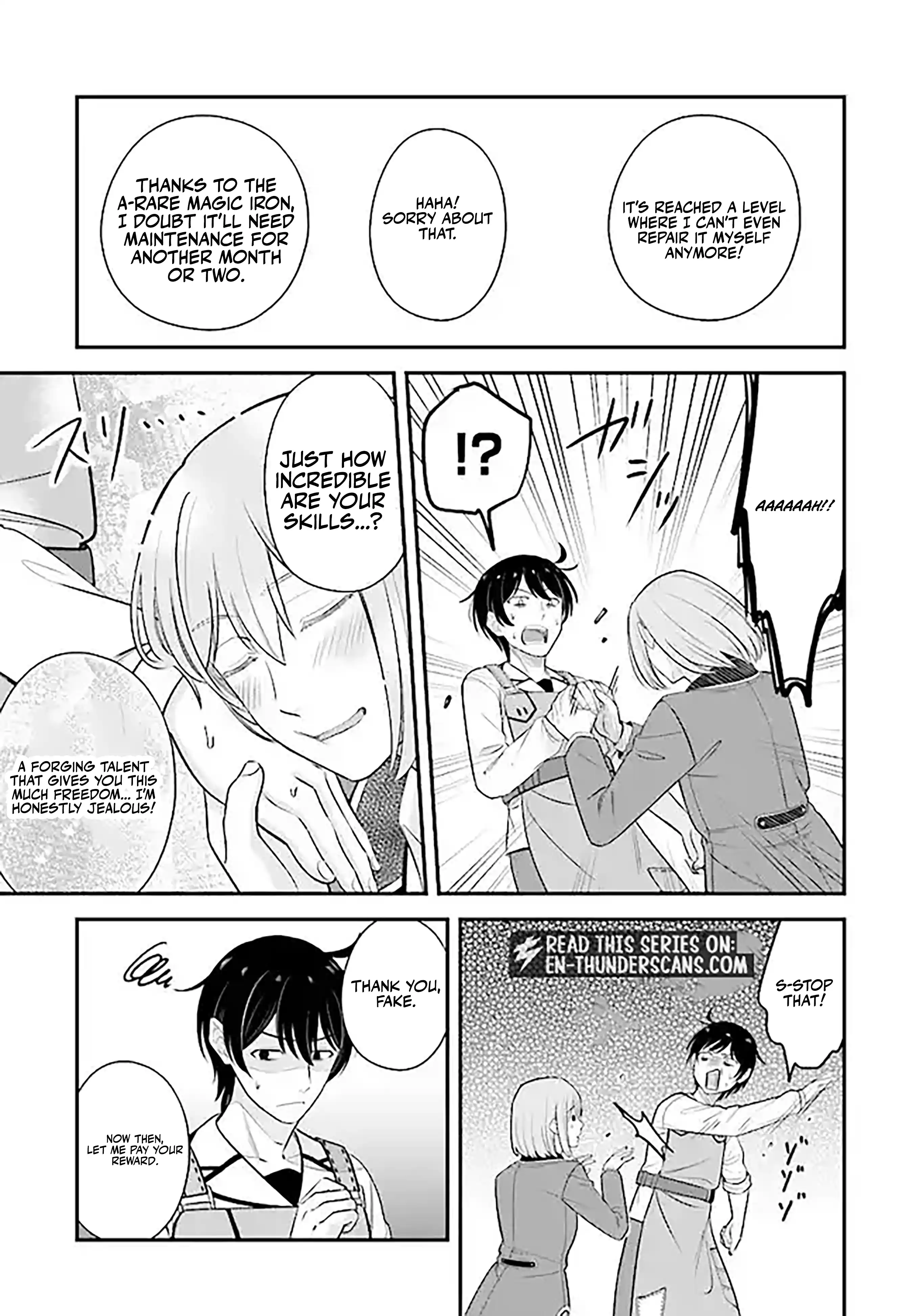 Kyuutei Tanyashi no Shiawase na Nichijou - Black na Shokuba wo Tsuihousareta ga, Ringoku de Koushaku Reijou ni Dekiaisare Nagara White na Seikatsu Okurimasu Chapter 15 — Page 21