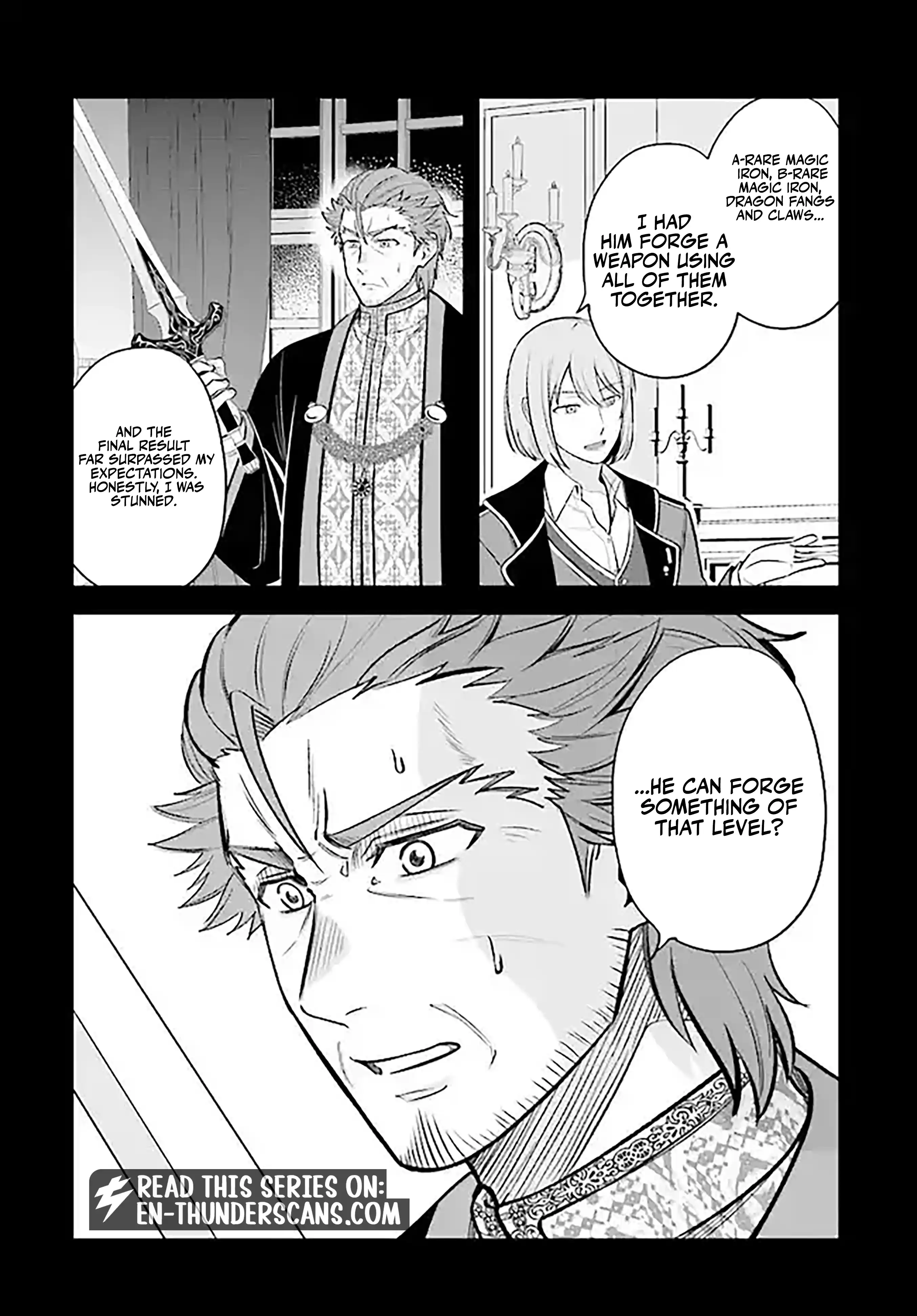 Kyuutei Tanyashi no Shiawase na Nichijou - Black na Shokuba wo Tsuihousareta ga, Ringoku de Koushaku Reijou ni Dekiaisare Nagara White na Seikatsu Okurimasu Chapter 15 — Page 32
