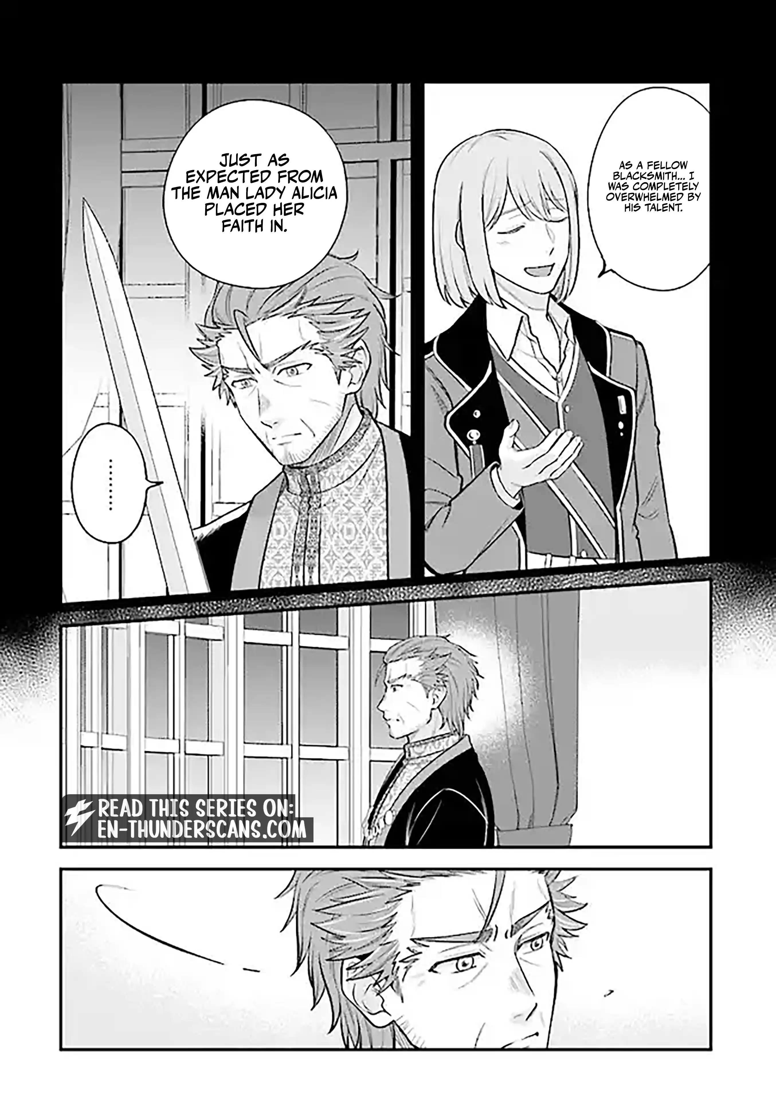 Kyuutei Tanyashi no Shiawase na Nichijou - Black na Shokuba wo Tsuihousareta ga, Ringoku de Koushaku Reijou ni Dekiaisare Nagara White na Seikatsu Okurimasu Chapter 15 — Page 34