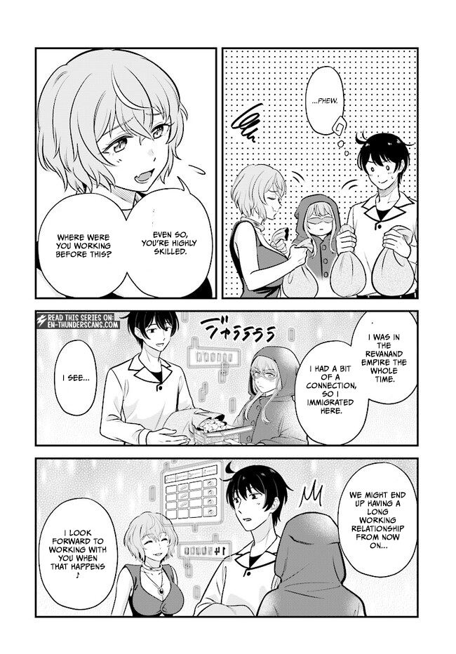 Kyuutei Tanyashi no Shiawase na Nichijou - Black na Shokuba wo Tsuihousareta ga, Ringoku de Koushaku Reijou ni Dekiaisare Nagara White na Seikatsu Okurimasu Chapter 16 — Page 16
