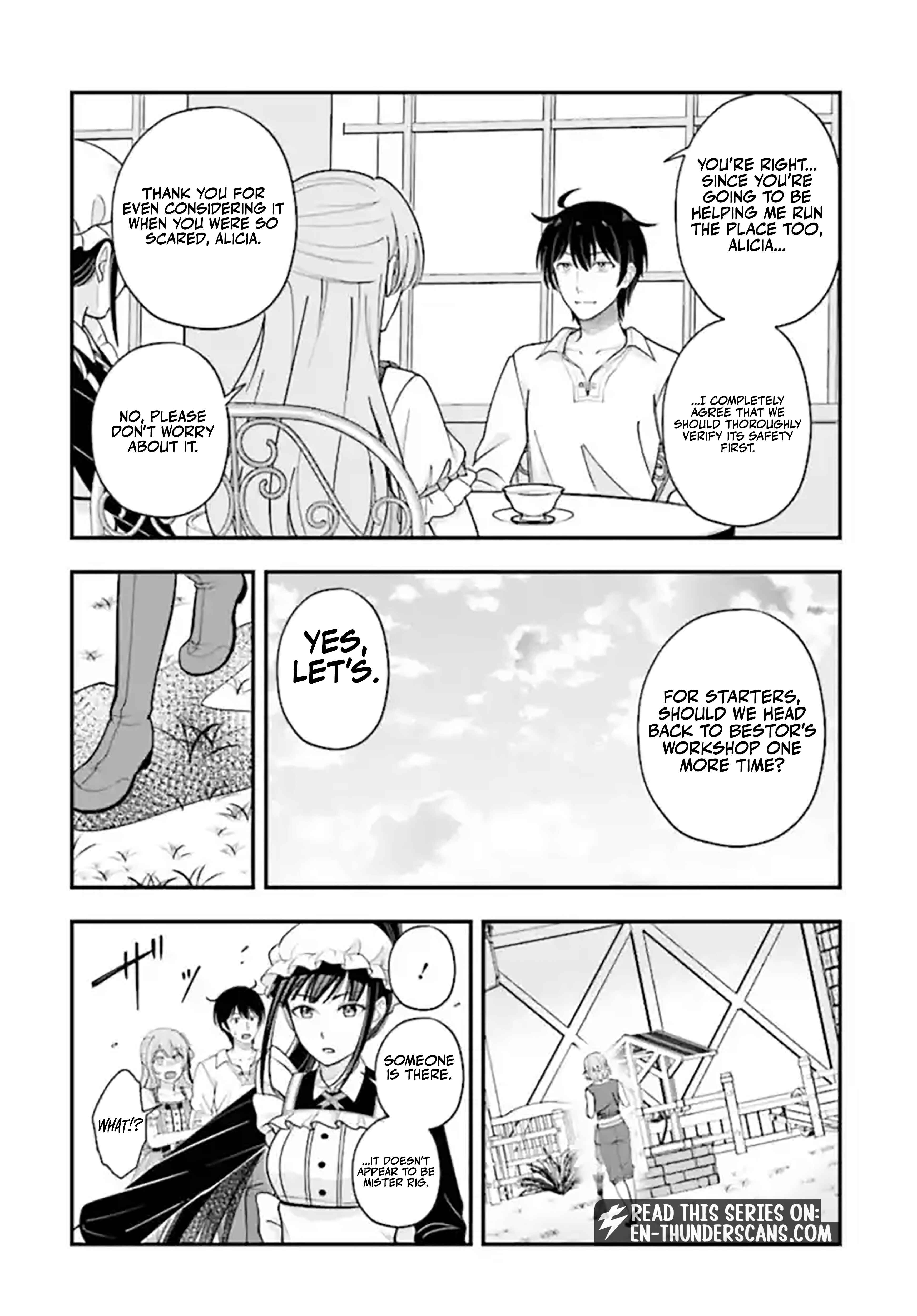 Kyuutei Tanyashi no Shiawase na Nichijou - Black na Shokuba wo Tsuihousareta ga, Ringoku de Koushaku Reijou ni Dekiaisare Nagara White na Seikatsu Okurimasu Chapter 22 — Page 24