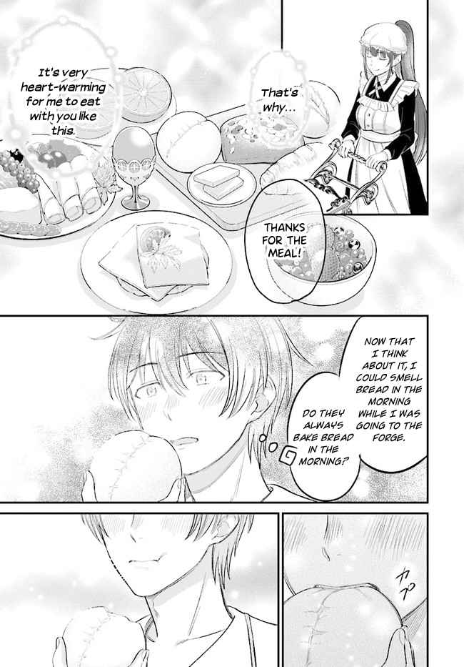Kyuutei Tanyashi no Shiawase na Nichijou - Black na Shokuba wo Tsuihousareta ga, Ringoku de Koushaku Reijou ni Dekiaisare Nagara White na Seikatsu Okurimasu Chapter 4.1 — Page 10