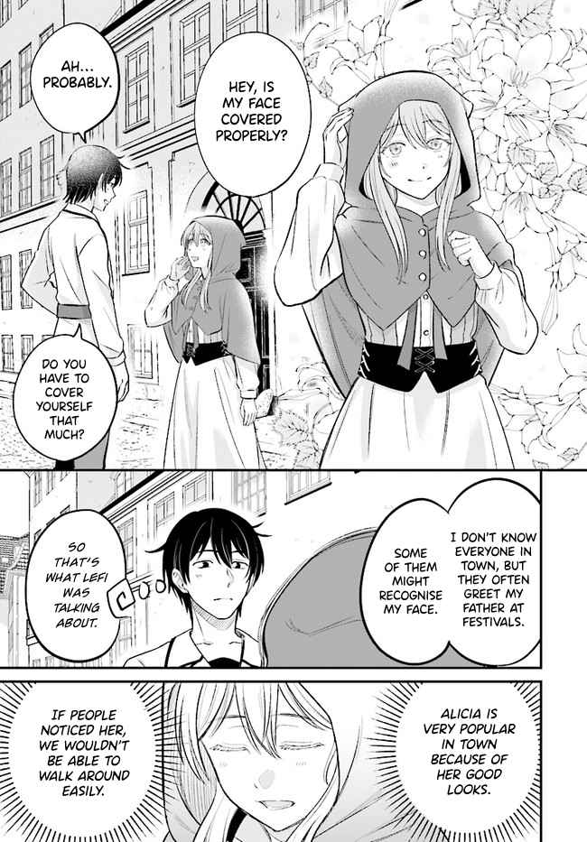 Kyuutei Tanyashi no Shiawase na Nichijou - Black na Shokuba wo Tsuihousareta ga, Ringoku de Koushaku Reijou ni Dekiaisare Nagara White na Seikatsu Okurimasu Chapter 4.1 — Page 14