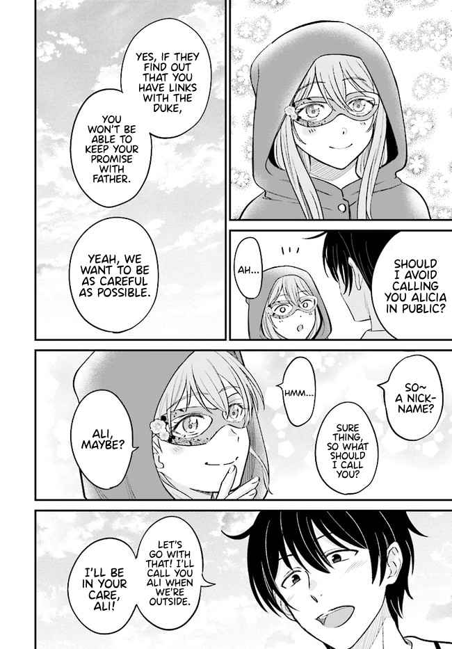 Kyuutei Tanyashi no Shiawase na Nichijou - Black na Shokuba wo Tsuihousareta ga, Ringoku de Koushaku Reijou ni Dekiaisare Nagara White na Seikatsu Okurimasu Chapter 6.1 — Page 4