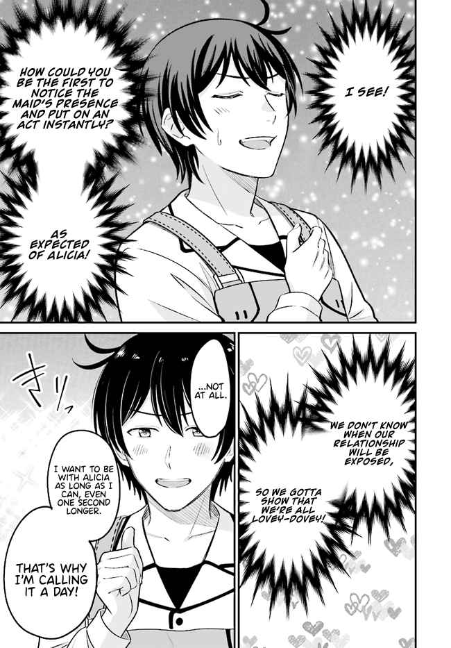 Kyuutei Tanyashi no Shiawase na Nichijou - Black na Shokuba wo Tsuihousareta ga, Ringoku de Koushaku Reijou ni Dekiaisare Nagara White na Seikatsu Okurimasu Chapter 7.1 — Page 16