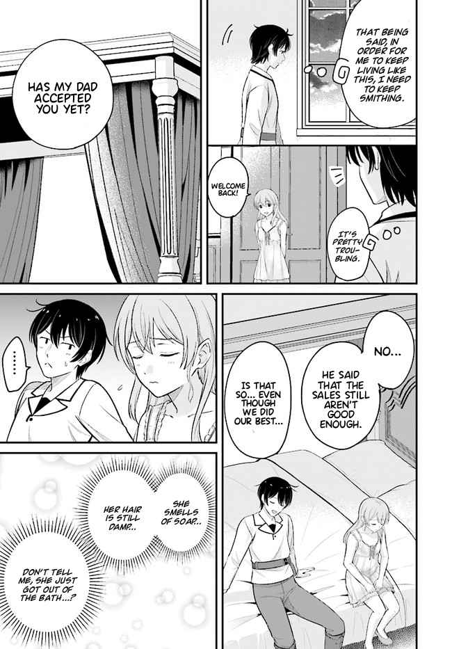 Kyuutei Tanyashi no Shiawase na Nichijou - Black na Shokuba wo Tsuihousareta ga, Ringoku de Koushaku Reijou ni Dekiaisare Nagara White na Seikatsu Okurimasu Chapter 8.1 — Page 11