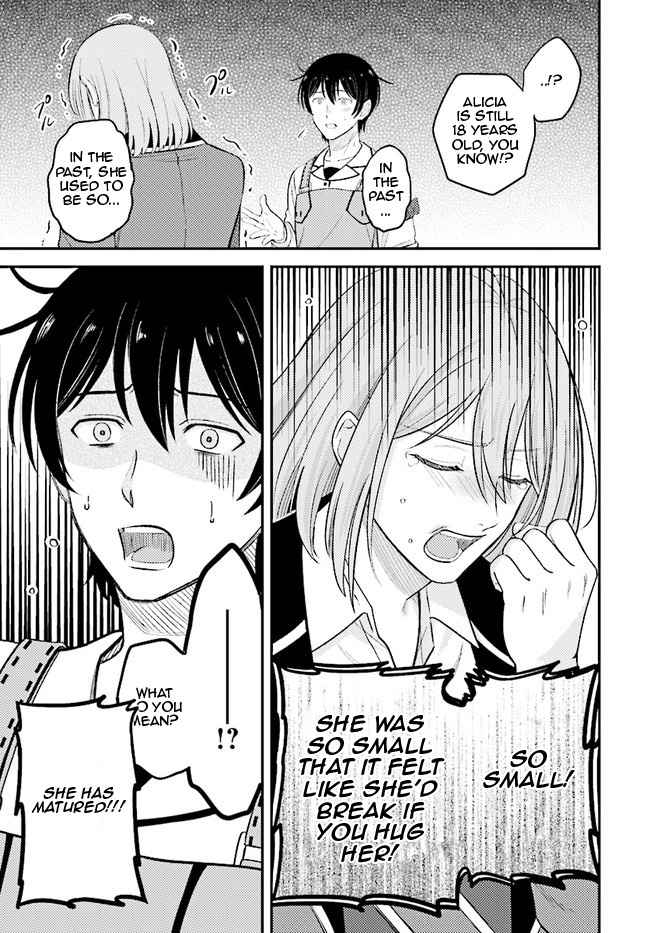 Kyuutei Tanyashi no Shiawase na Nichijou - Black na Shokuba wo Tsuihousareta ga, Ringoku de Koushaku Reijou ni Dekiaisare Nagara White na Seikatsu Okurimasu Chapter 9.2 — Page 9