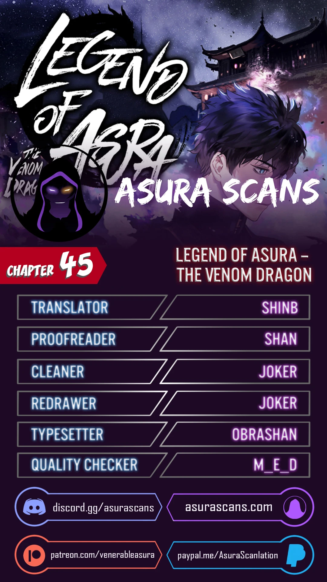 Legend of an Asura - The Poison Dragon Chapter 45 — Page 1