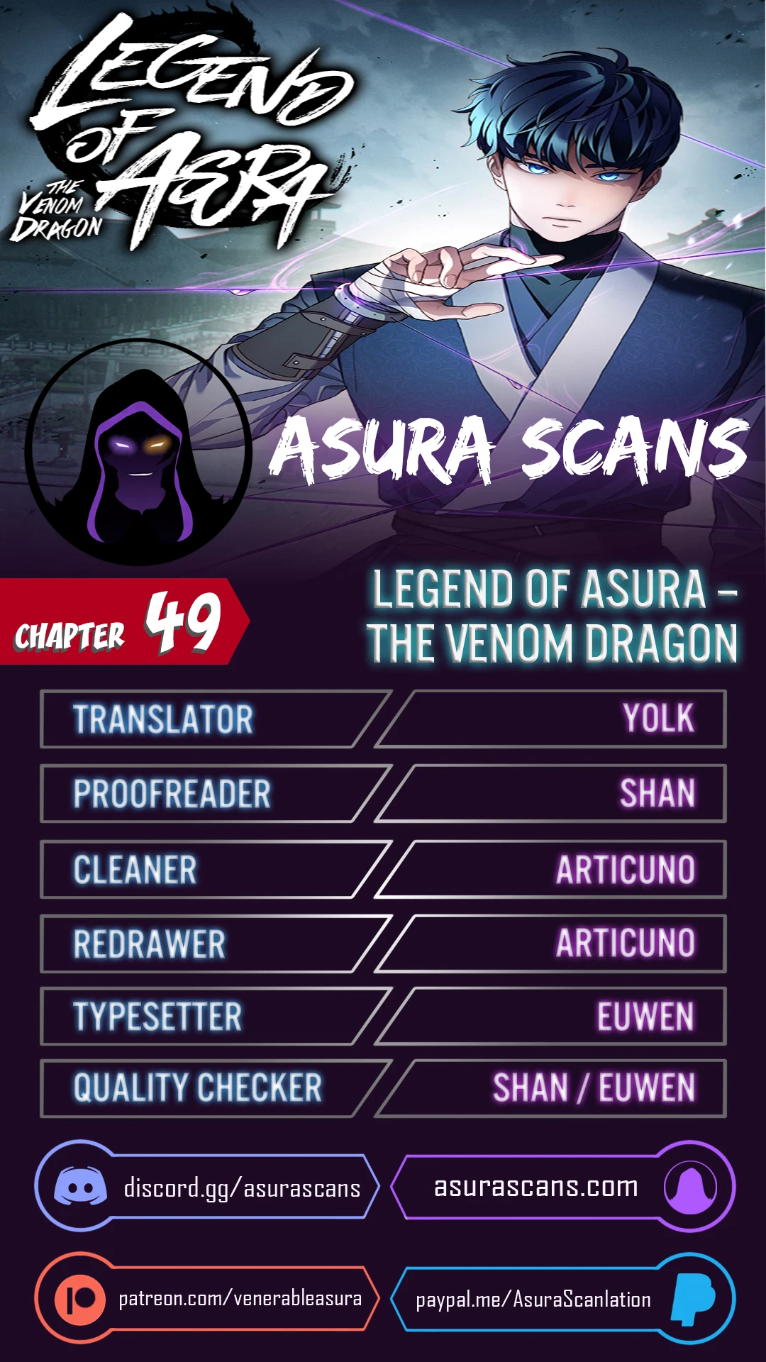 Legend of an Asura - The Poison Dragon Chapter 49 — Page 1