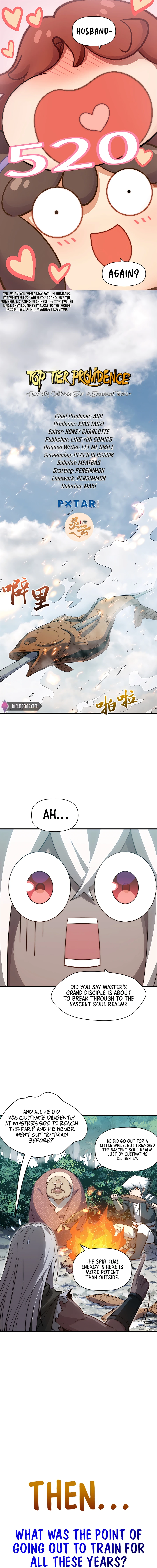 Lucky Me: I Secretly Cultivated for 1,000 Years Chapter 110 — Page 1