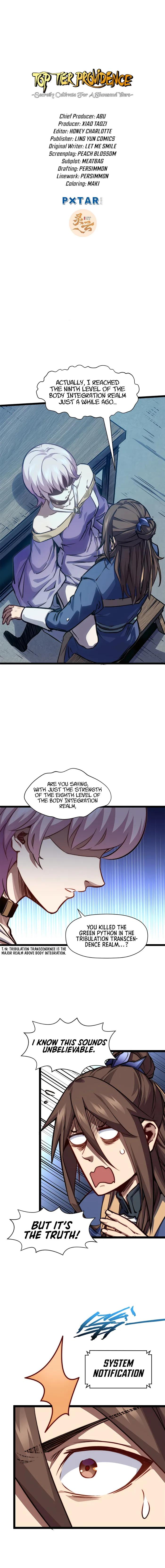Lucky Me: I Secretly Cultivated for 1,000 Years Chapter 116 — Page 1