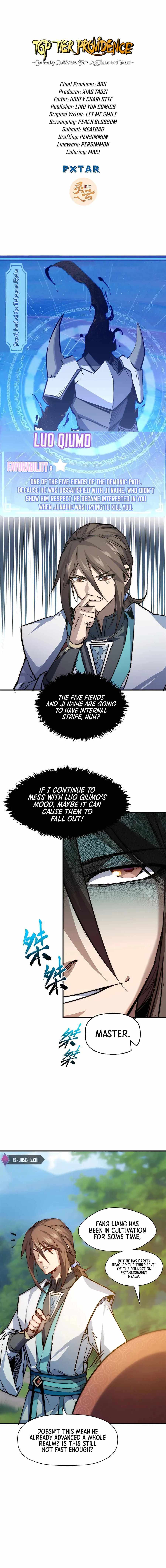 Lucky Me: I Secretly Cultivated for 1,000 Years Chapter 125 — Page 1