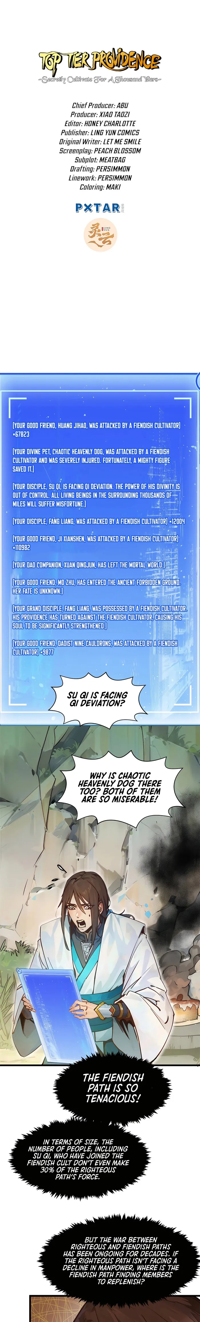 Lucky Me: I Secretly Cultivated for 1,000 Years Chapter 141 — Page 1