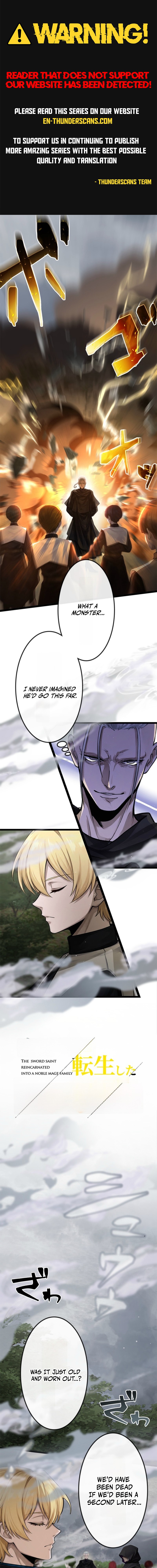 Mahou Meika ni Tensei Shita Saikyou Kensei Chapter 9 — Page 1