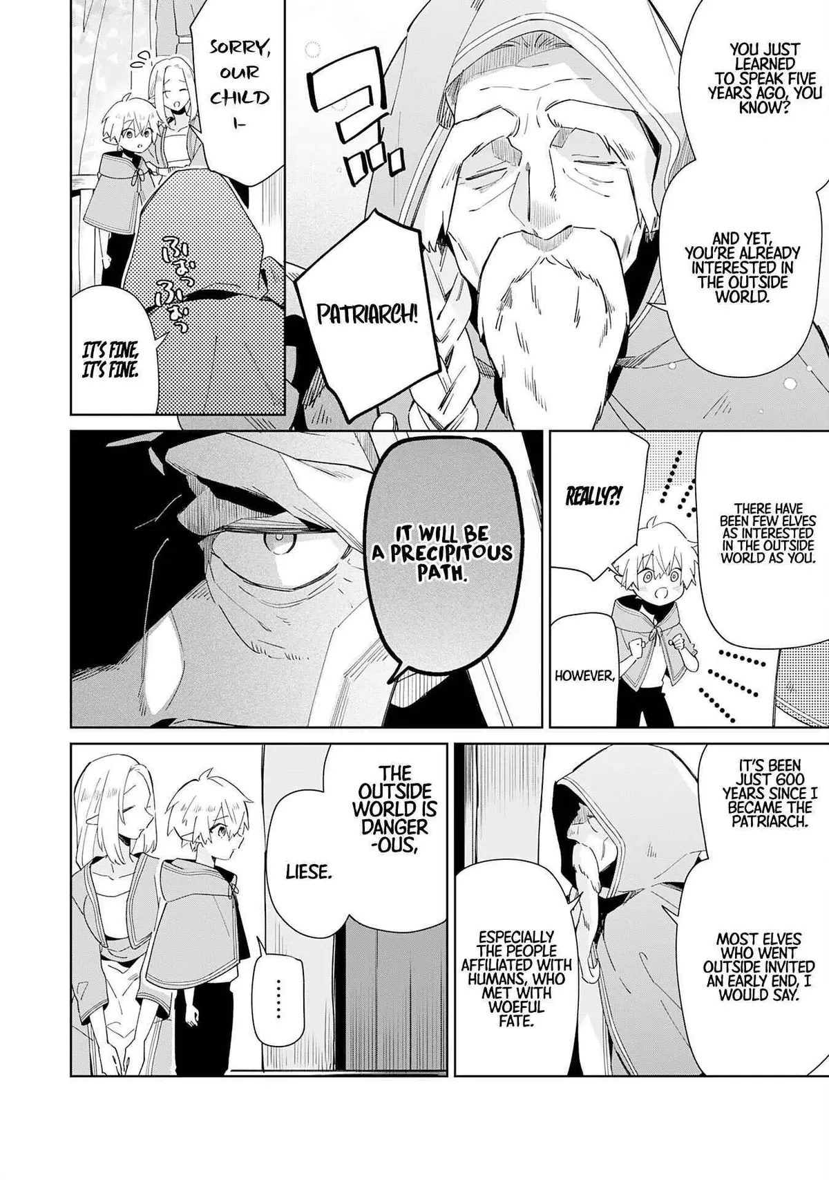 Majutsu o Kiwamete Tabi ni Deta Tensei Elf, Moteamashita Jumyou de Ikeru Densetsu to naru Chapter 1 — Page 12