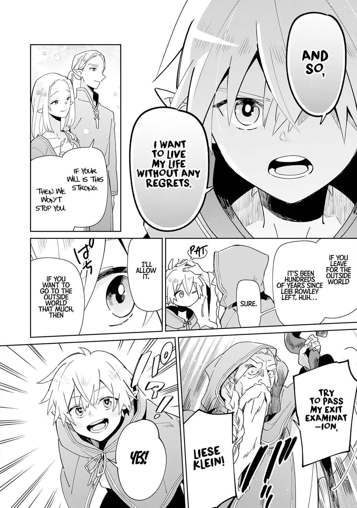 Majutsu o Kiwamete Tabi ni Deta Tensei Elf, Moteamashita Jumyou de Ikeru Densetsu to naru Chapter 1 — Page 14