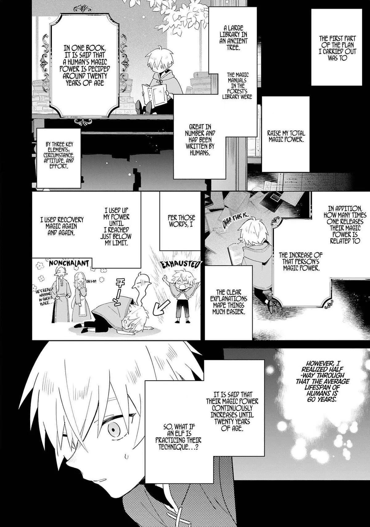 Majutsu o Kiwamete Tabi ni Deta Tensei Elf, Moteamashita Jumyou de Ikeru Densetsu to naru Chapter 1 — Page 20