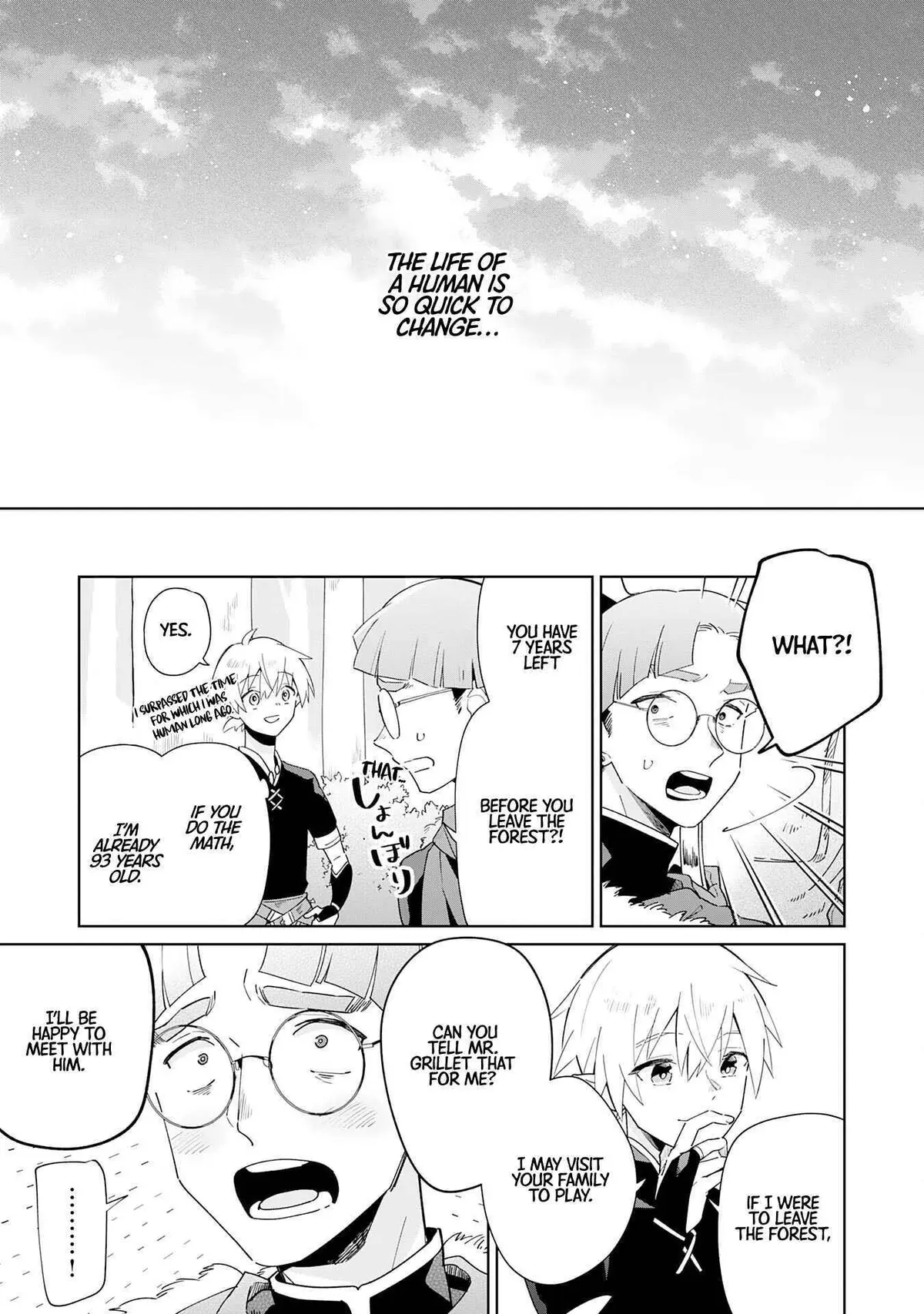Majutsu o Kiwamete Tabi ni Deta Tensei Elf, Moteamashita Jumyou de Ikeru Densetsu to naru Chapter 1 — Page 29