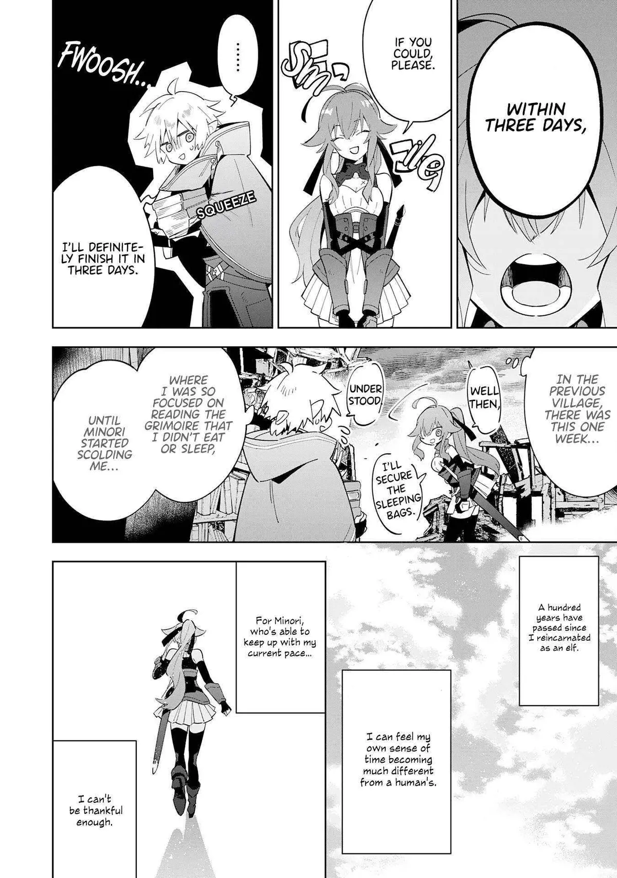 Majutsu o Kiwamete Tabi ni Deta Tensei Elf, Moteamashita Jumyou de Ikeru Densetsu to naru Chapter 16 — Page 5