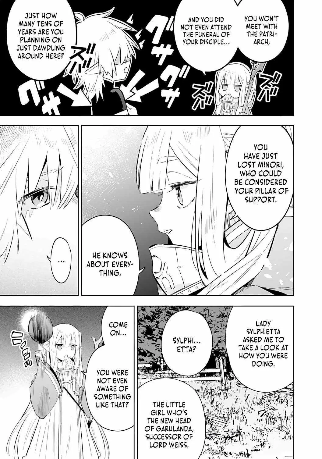 Majutsu o Kiwamete Tabi ni Deta Tensei Elf, Moteamashita Jumyou de Ikeru Densetsu to naru Chapter 27 — Page 27