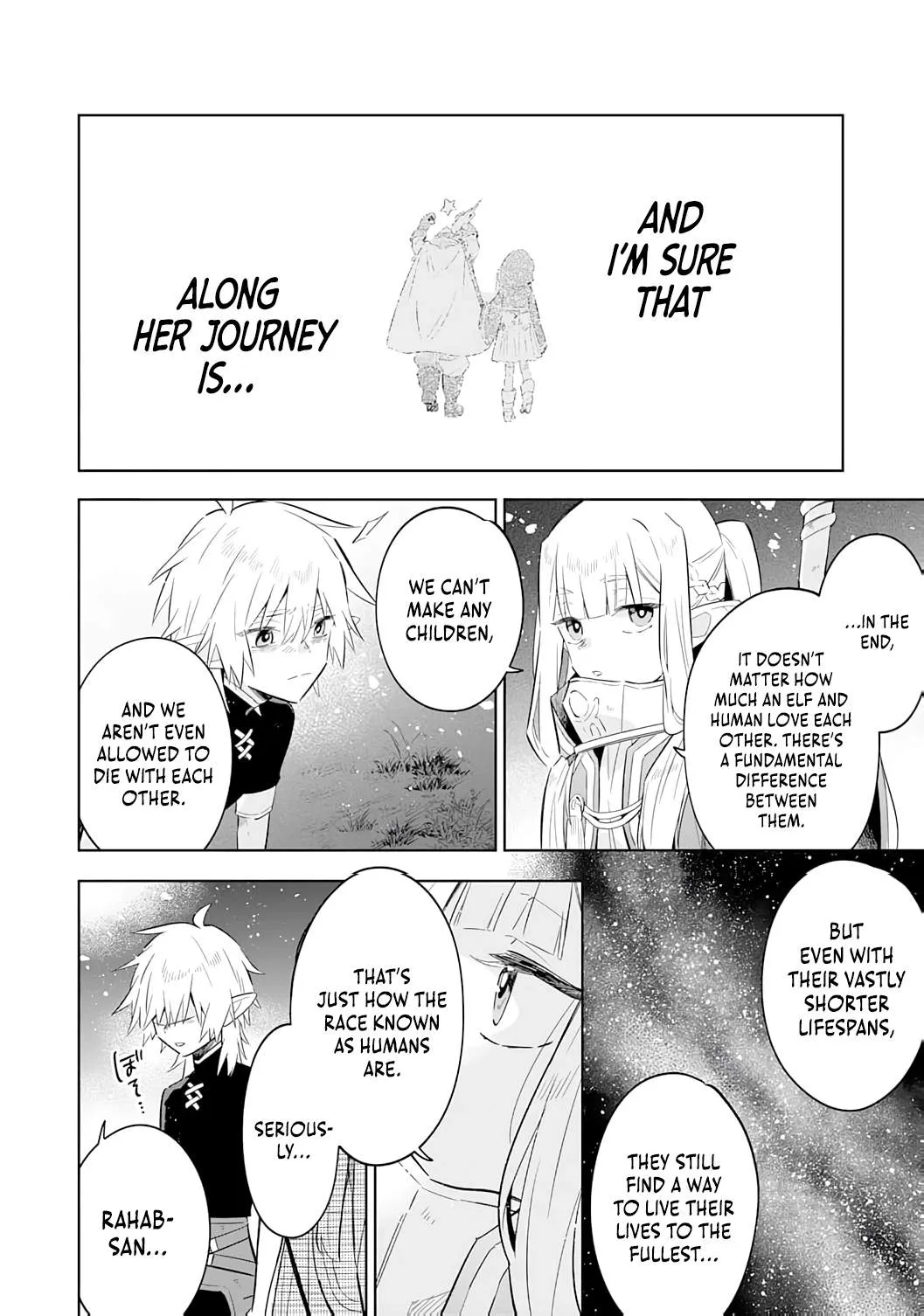 Majutsu o Kiwamete Tabi ni Deta Tensei Elf, Moteamashita Jumyou de Ikeru Densetsu to naru Chapter 27 — Page 30