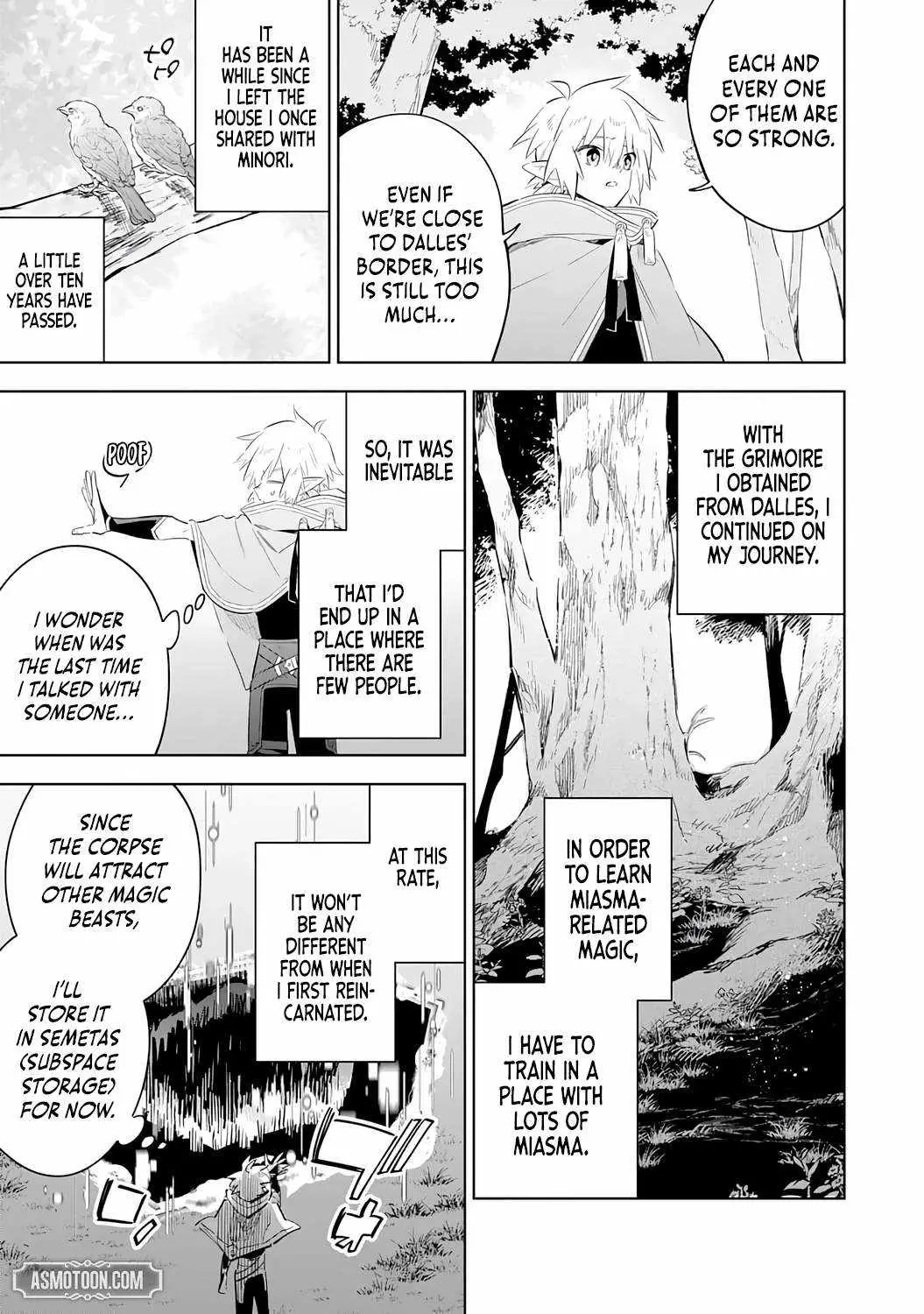 Majutsu o Kiwamete Tabi ni Deta Tensei Elf, Moteamashita Jumyou de Ikeru Densetsu to naru Chapter 28 — Page 8