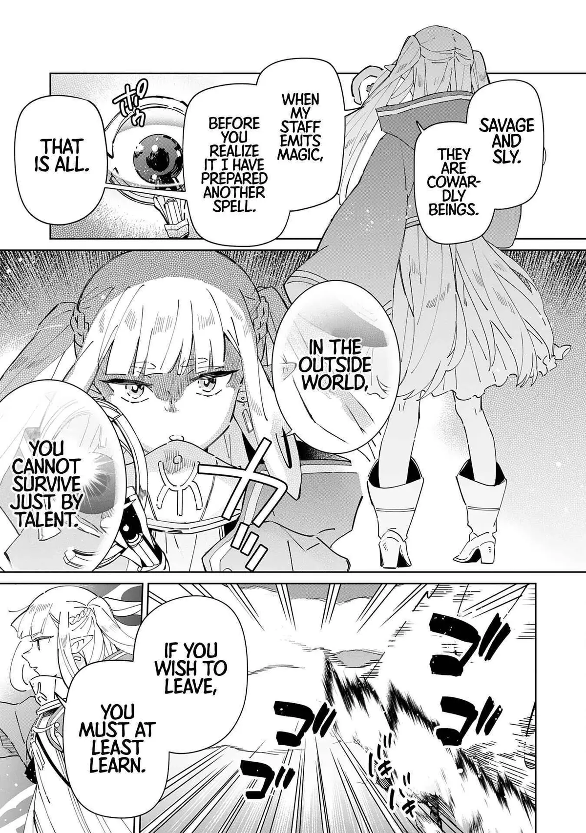 Majutsu o Kiwamete Tabi ni Deta Tensei Elf, Moteamashita Jumyou de Ikeru Densetsu to naru Chapter 3 — Page 12