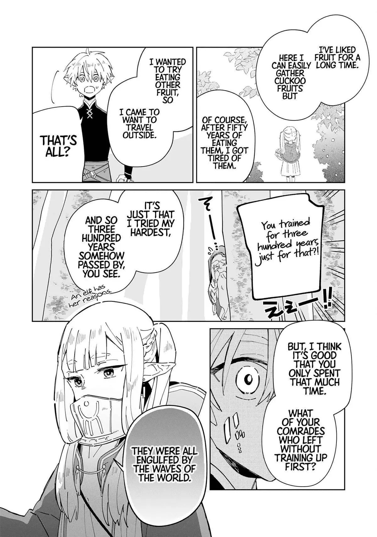 Majutsu o Kiwamete Tabi ni Deta Tensei Elf, Moteamashita Jumyou de Ikeru Densetsu to naru Chapter 3 — Page 21