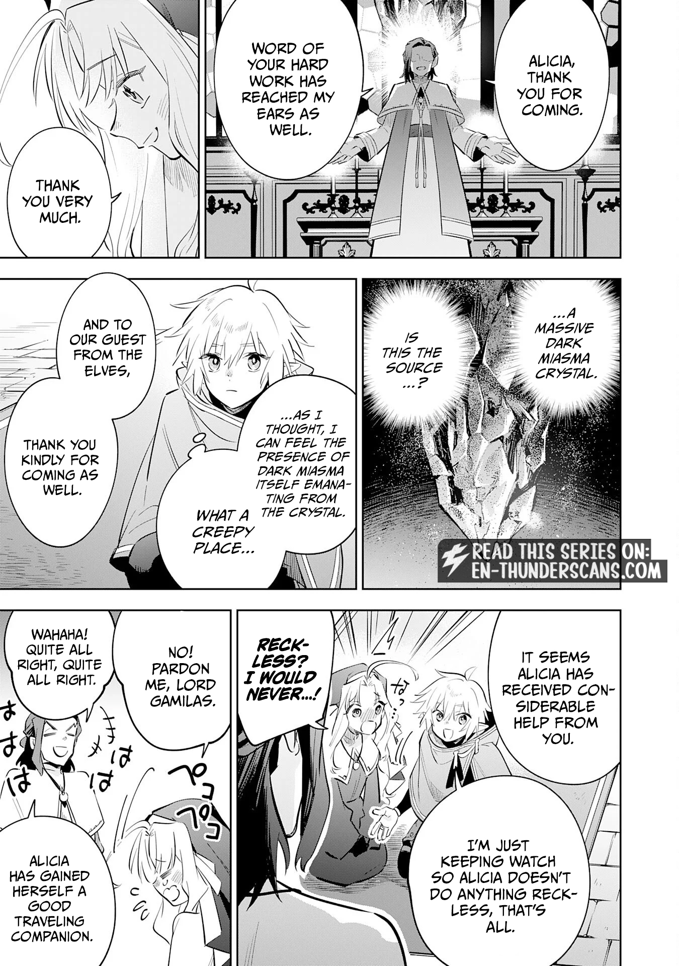 Majutsu o Kiwamete Tabi ni Deta Tensei Elf, Moteamashita Jumyou de Ikeru Densetsu to naru Chapter 33 — Page 23