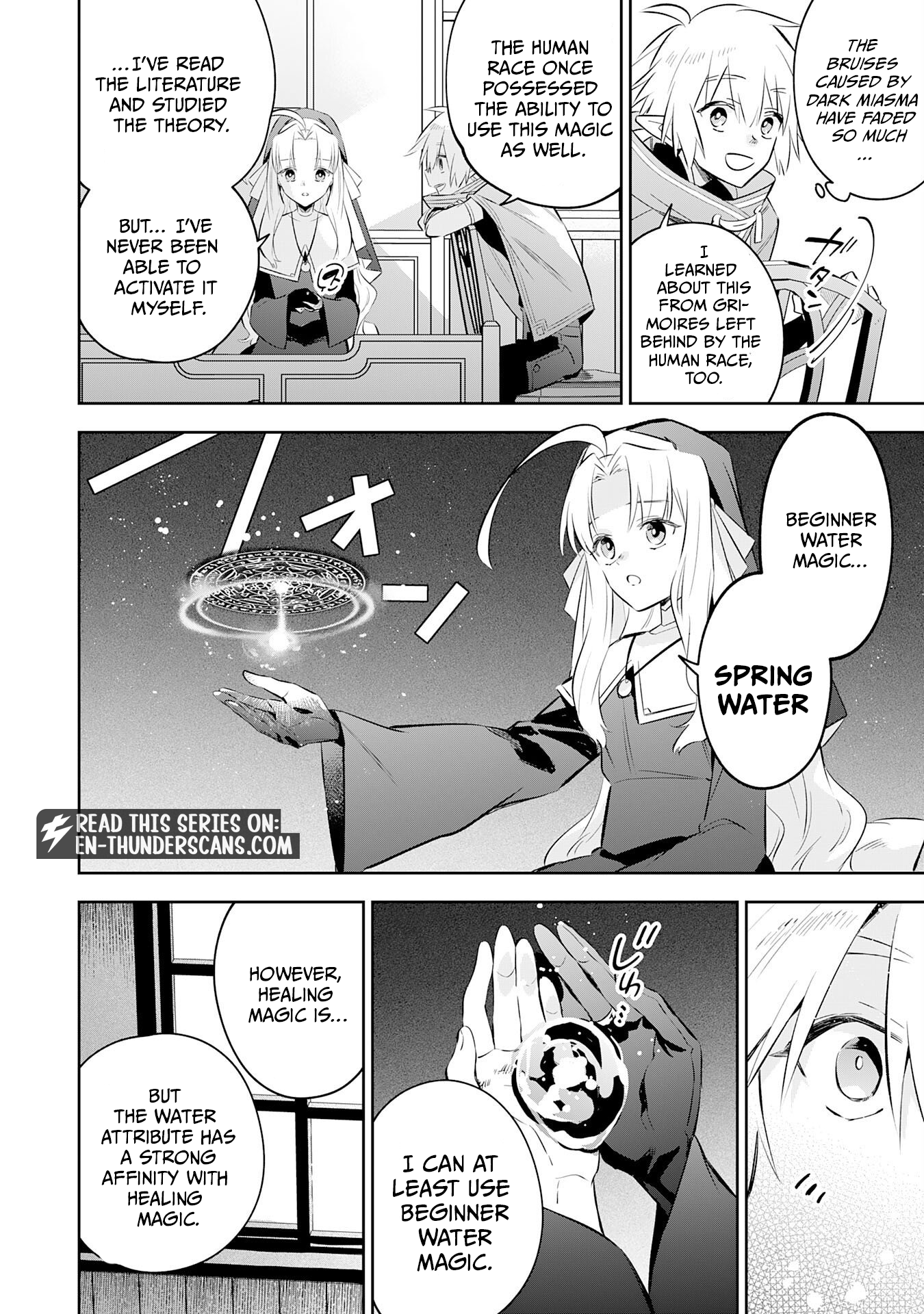 Majutsu o Kiwamete Tabi ni Deta Tensei Elf, Moteamashita Jumyou de Ikeru Densetsu to naru Chapter 35 — Page 9