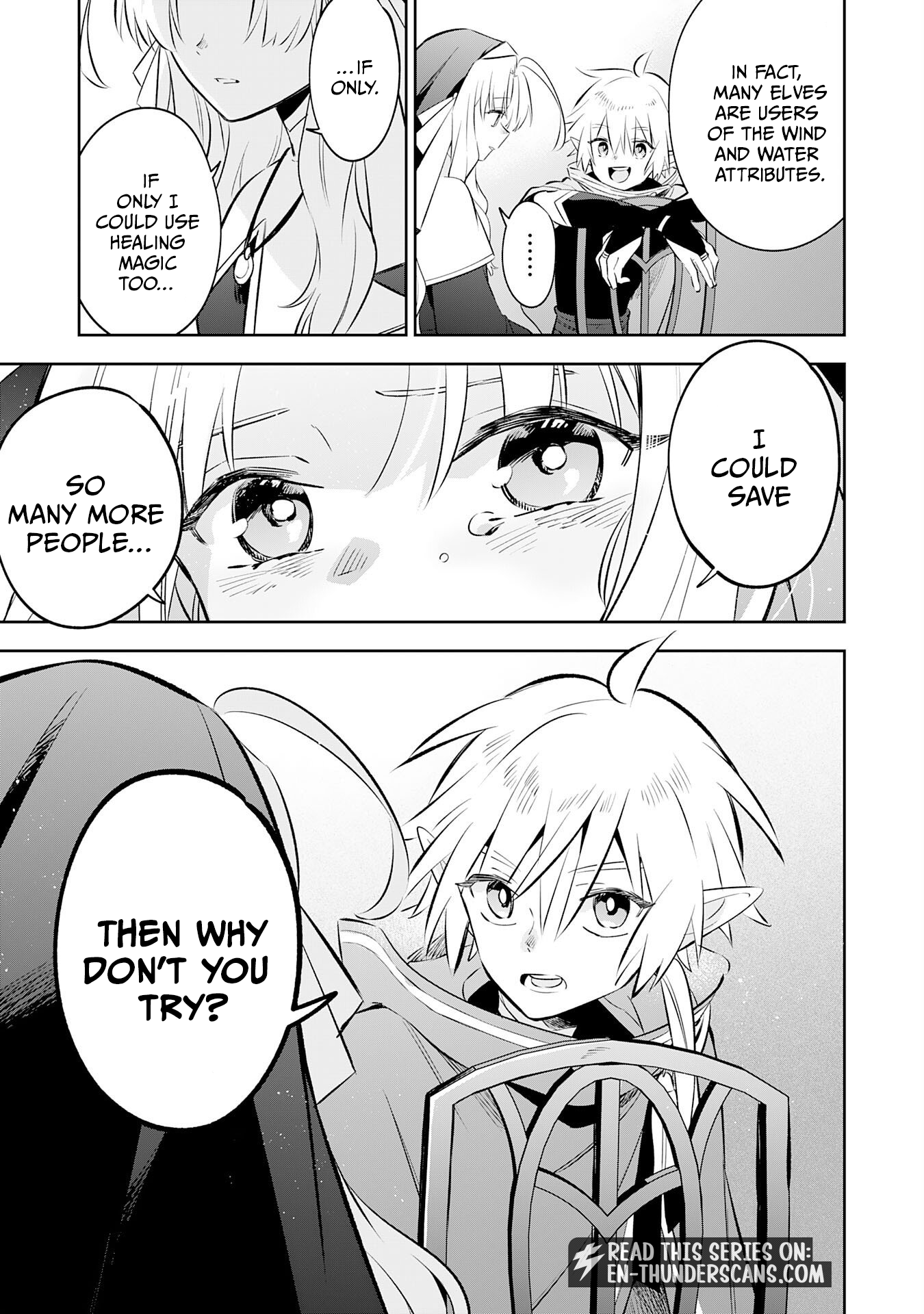 Majutsu o Kiwamete Tabi ni Deta Tensei Elf, Moteamashita Jumyou de Ikeru Densetsu to naru Chapter 35 — Page 10
