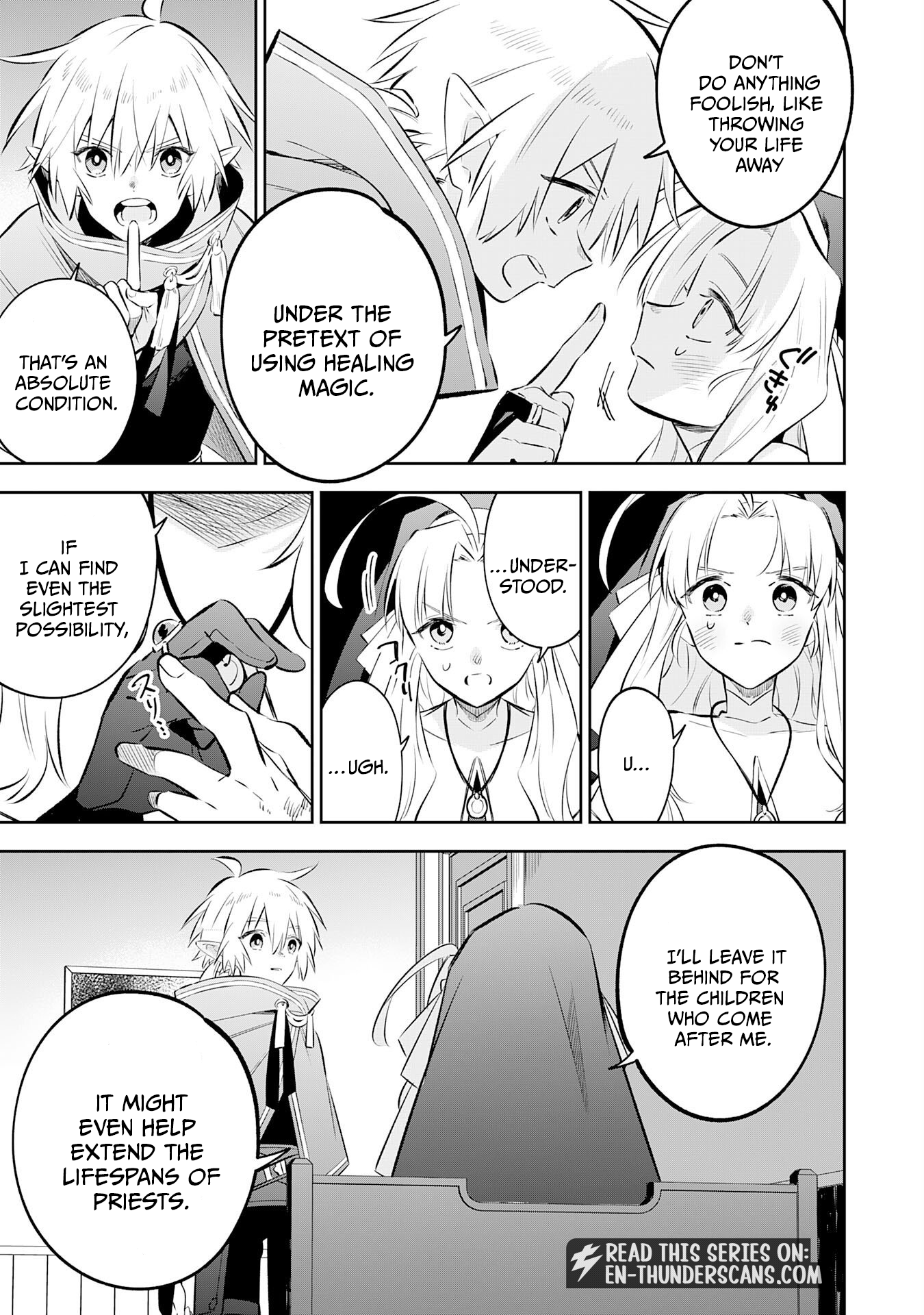 Majutsu o Kiwamete Tabi ni Deta Tensei Elf, Moteamashita Jumyou de Ikeru Densetsu to naru Chapter 35 — Page 12