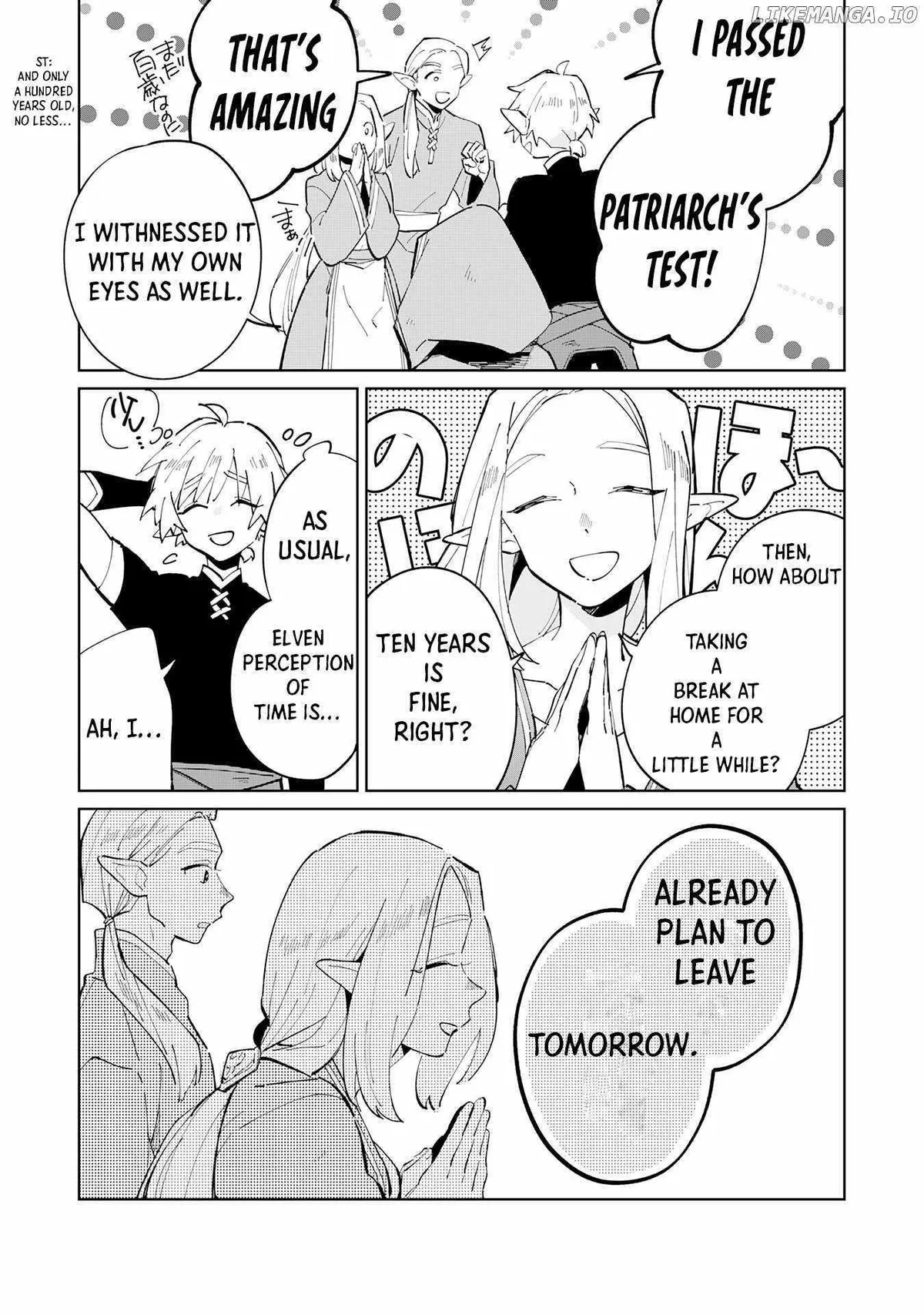 Majutsu o Kiwamete Tabi ni Deta Tensei Elf, Moteamashita Jumyou de Ikeru Densetsu to naru Chapter 4 — Page 3