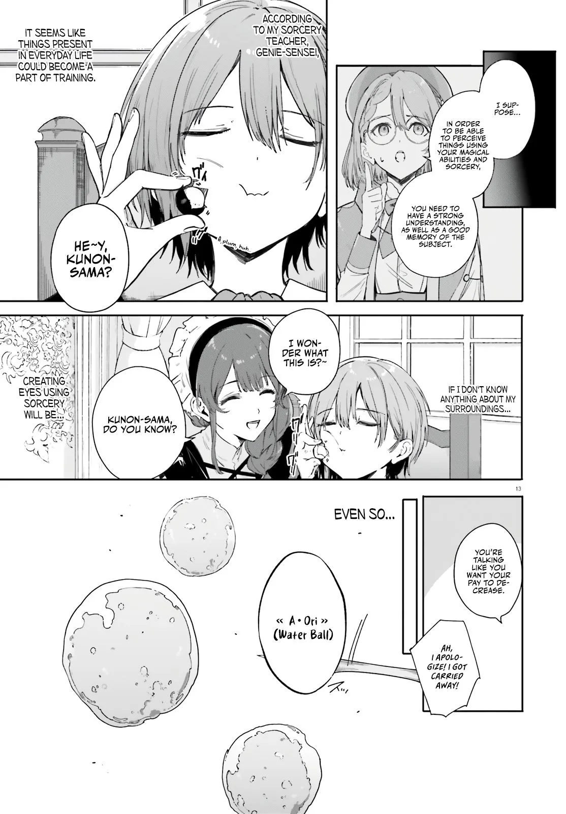 Majutsushi Kunon wa Miete Iru Chapter 1 — Page 12