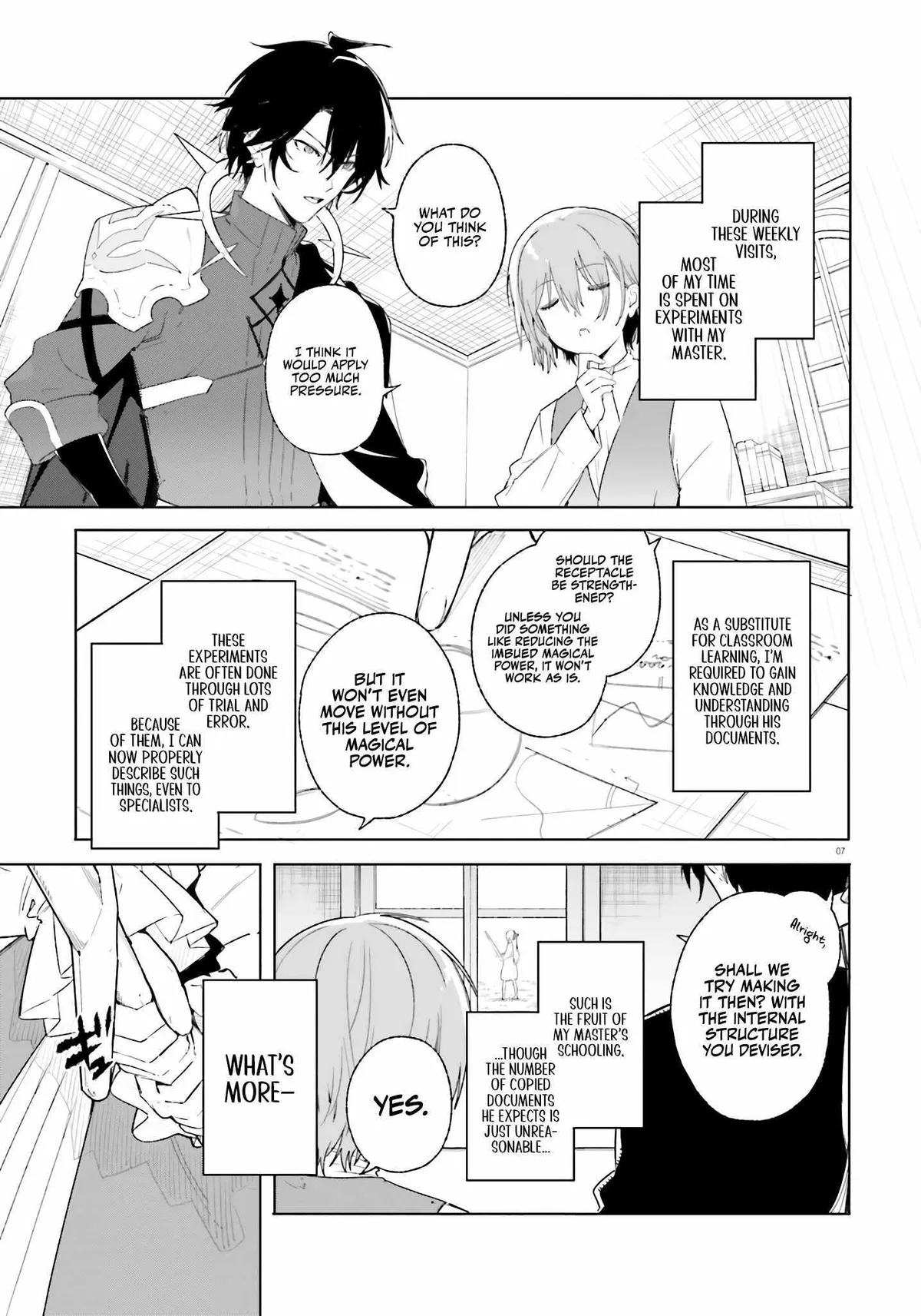 Majutsushi Kunon wa Miete Iru Chapter 11 — Page 8