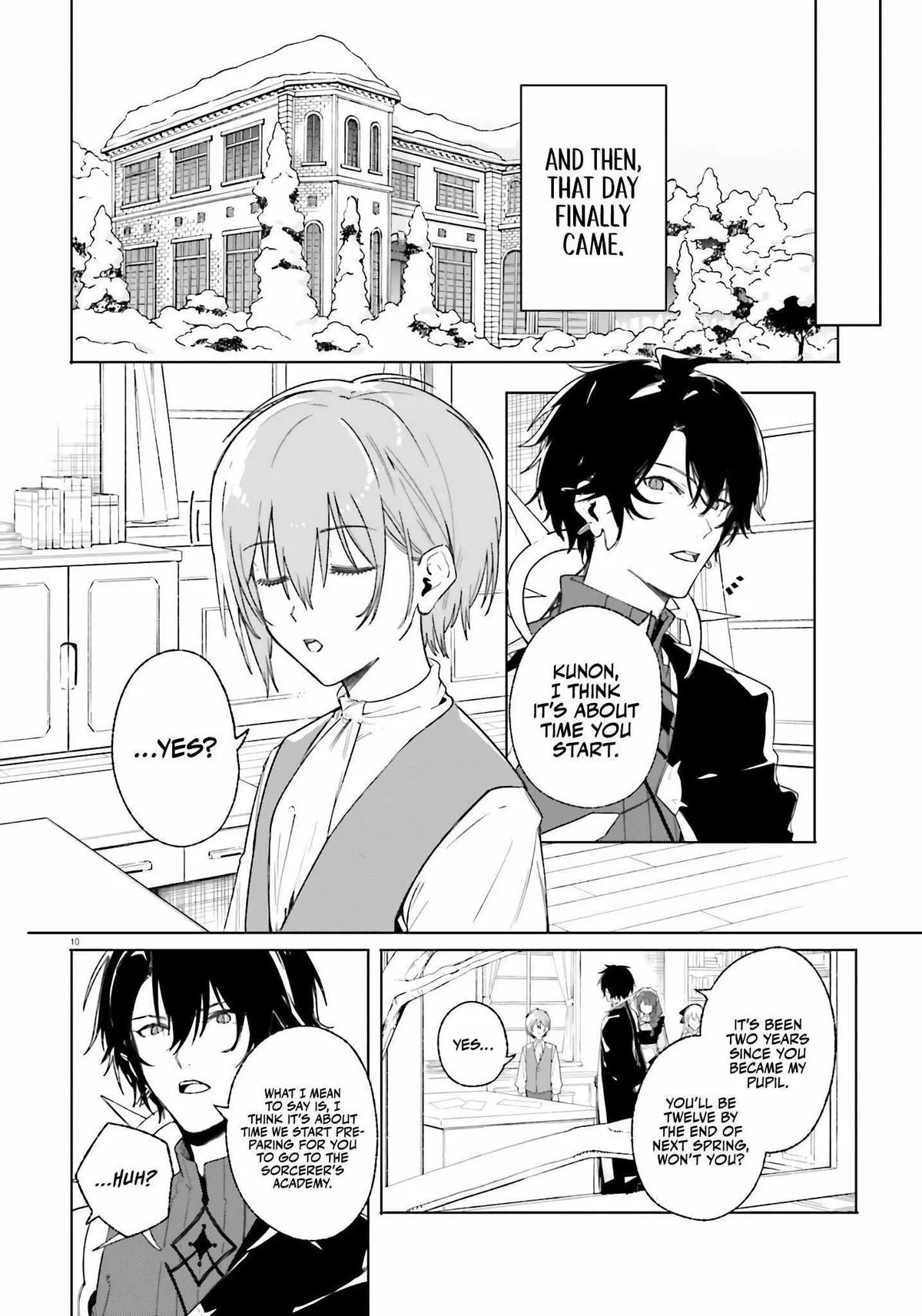 Majutsushi Kunon wa Miete Iru Chapter 11 — Page 11