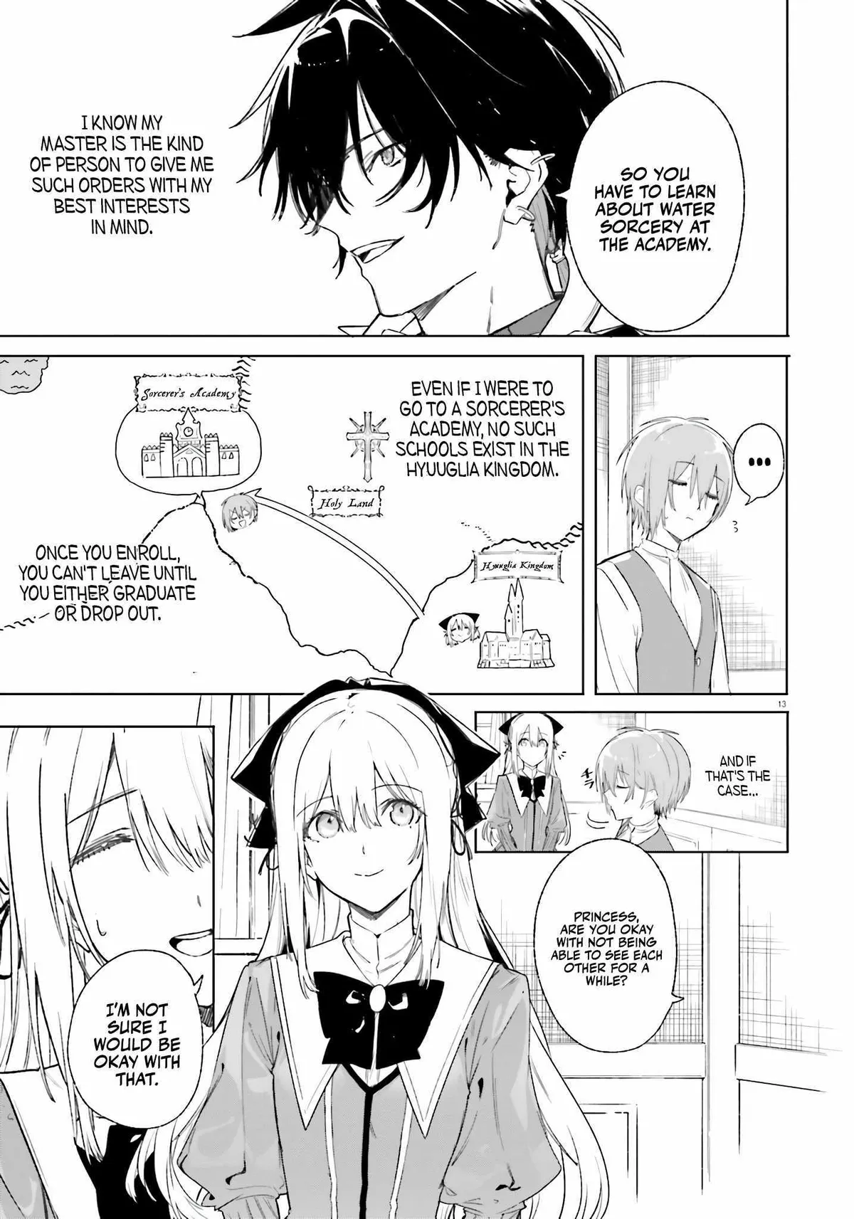 Majutsushi Kunon wa Miete Iru Chapter 11 — Page 14
