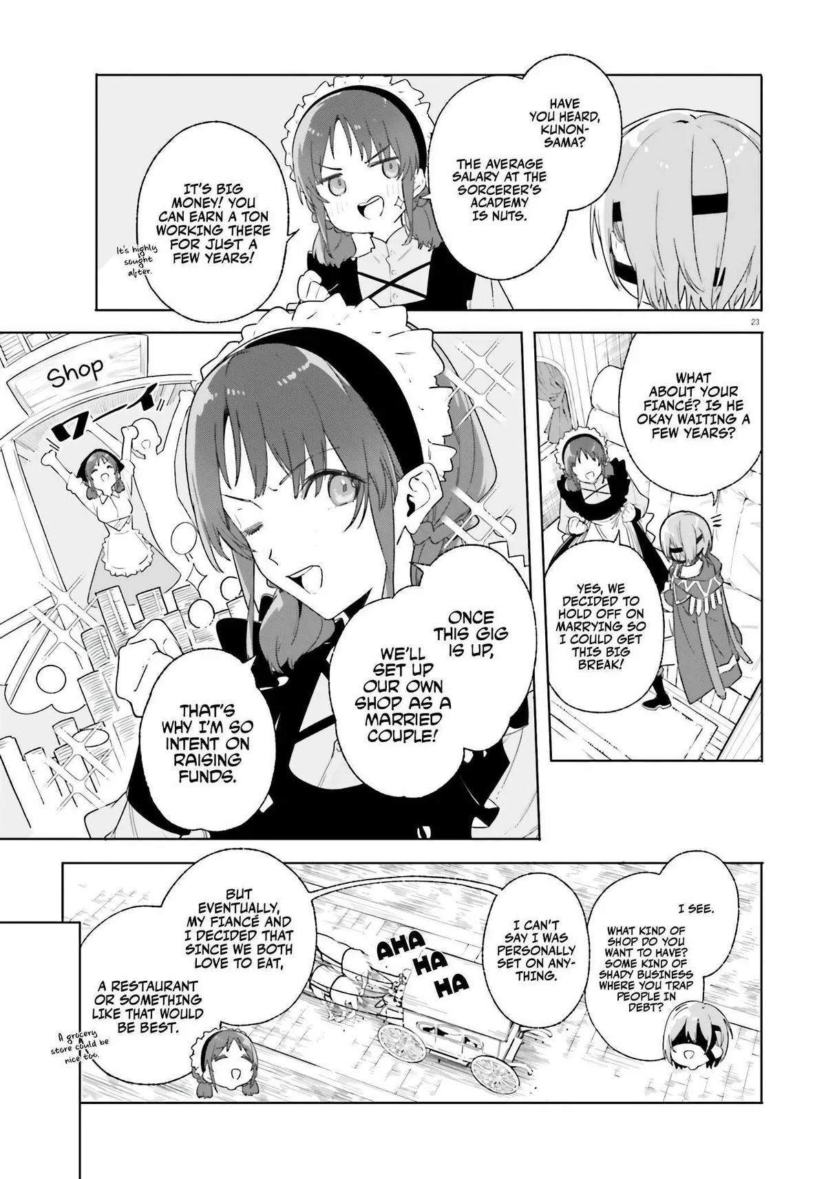 Majutsushi Kunon wa Miete Iru Chapter 14 — Page 24