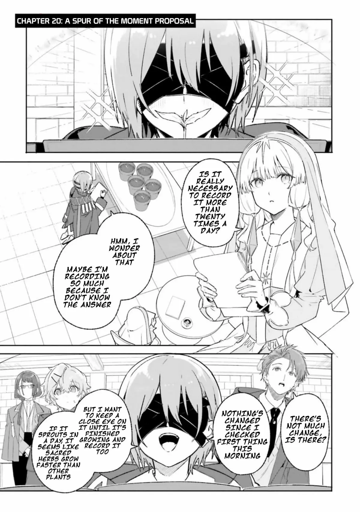 Majutsushi Kunon wa Miete Iru Chapter 20 — Page 1