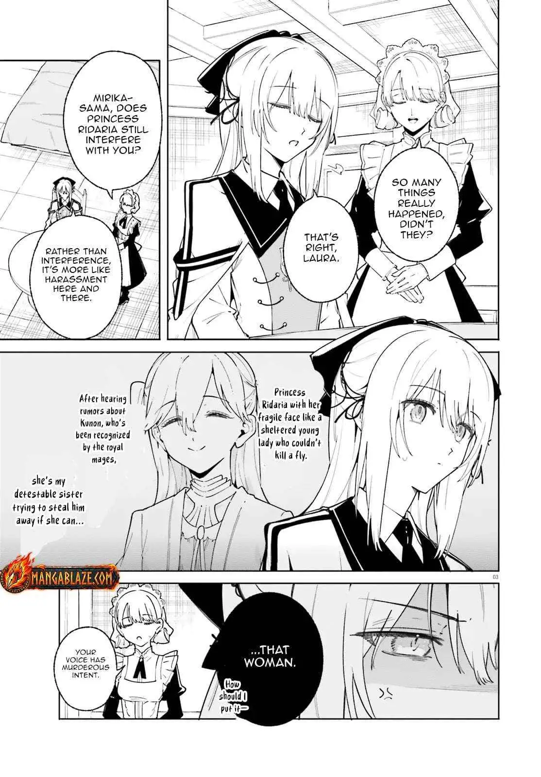Majutsushi Kunon wa Miete Iru Chapter 28.1 — Page 4