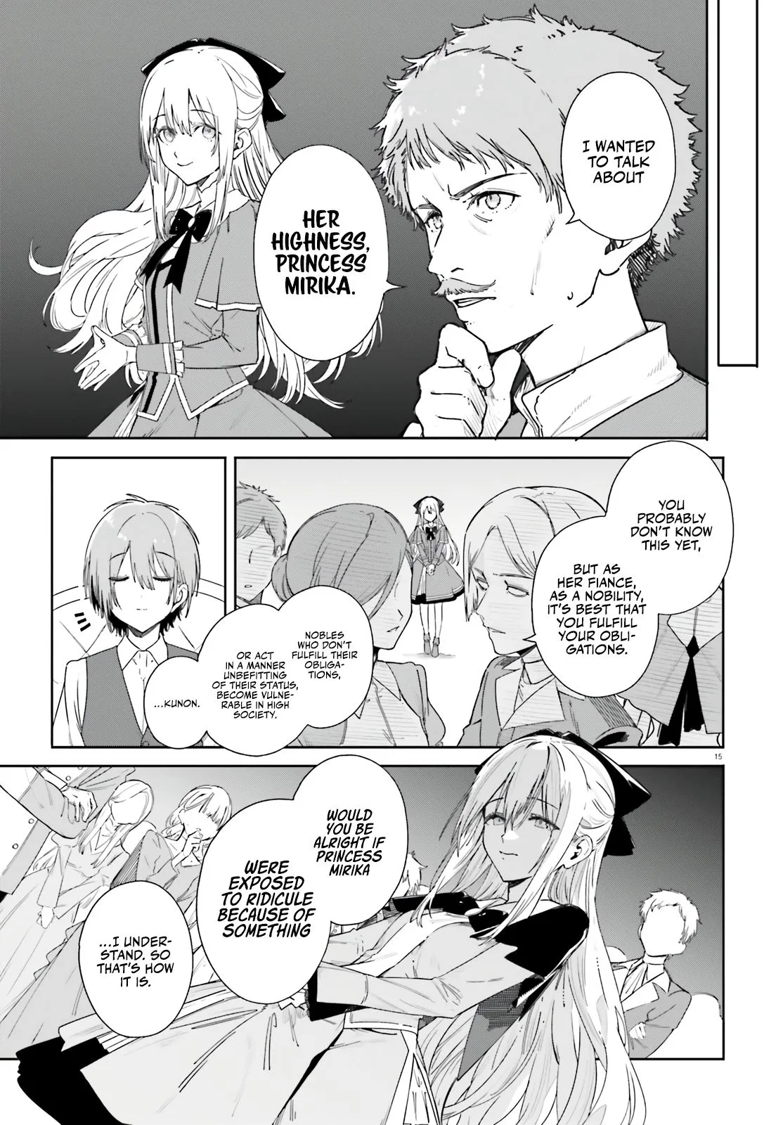 Majutsushi Kunon wa Miete Iru Chapter 3 — Page 16