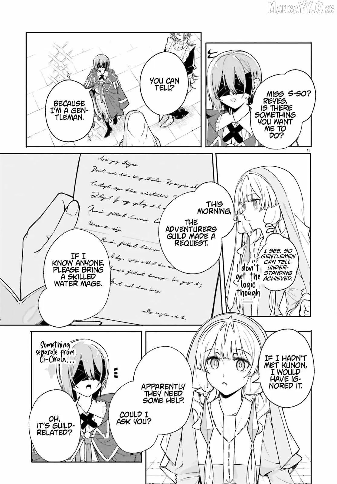 Majutsushi Kunon wa Miete Iru Chapter 32.1 — Page 14