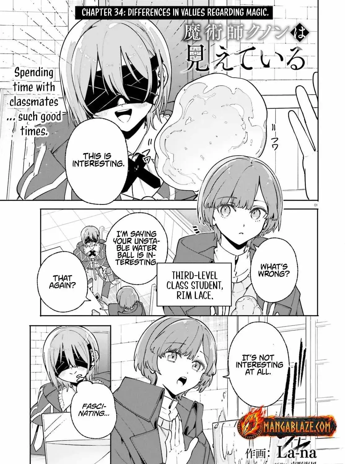 Majutsushi Kunon wa Miete Iru Chapter 34 — Page 2