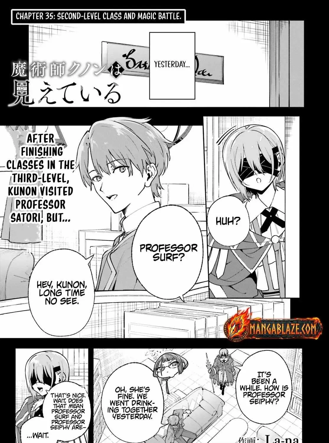 Majutsushi Kunon wa Miete Iru Chapter 35 — Page 2