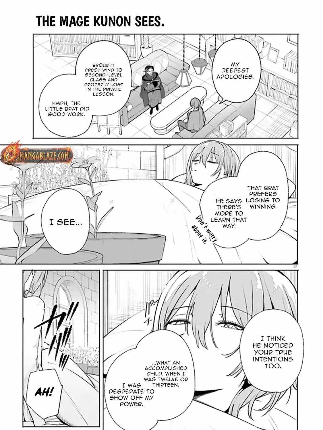 Majutsushi Kunon wa Miete Iru Chapter 37 — Page 12