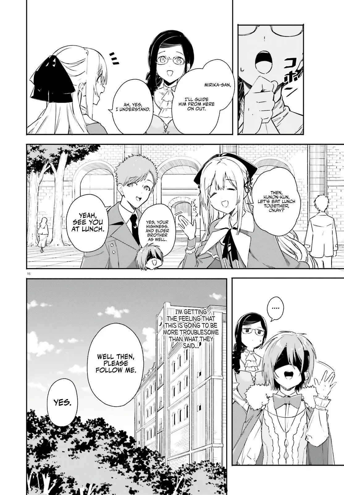 Majutsushi Kunon wa Miete Iru Chapter 4 — Page 17