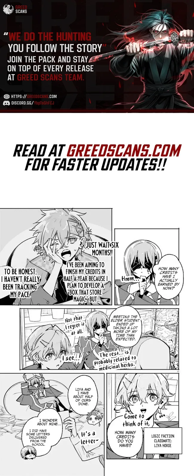 Majutsushi Kunon wa Miete Iru Chapter 43.2 — Page 1