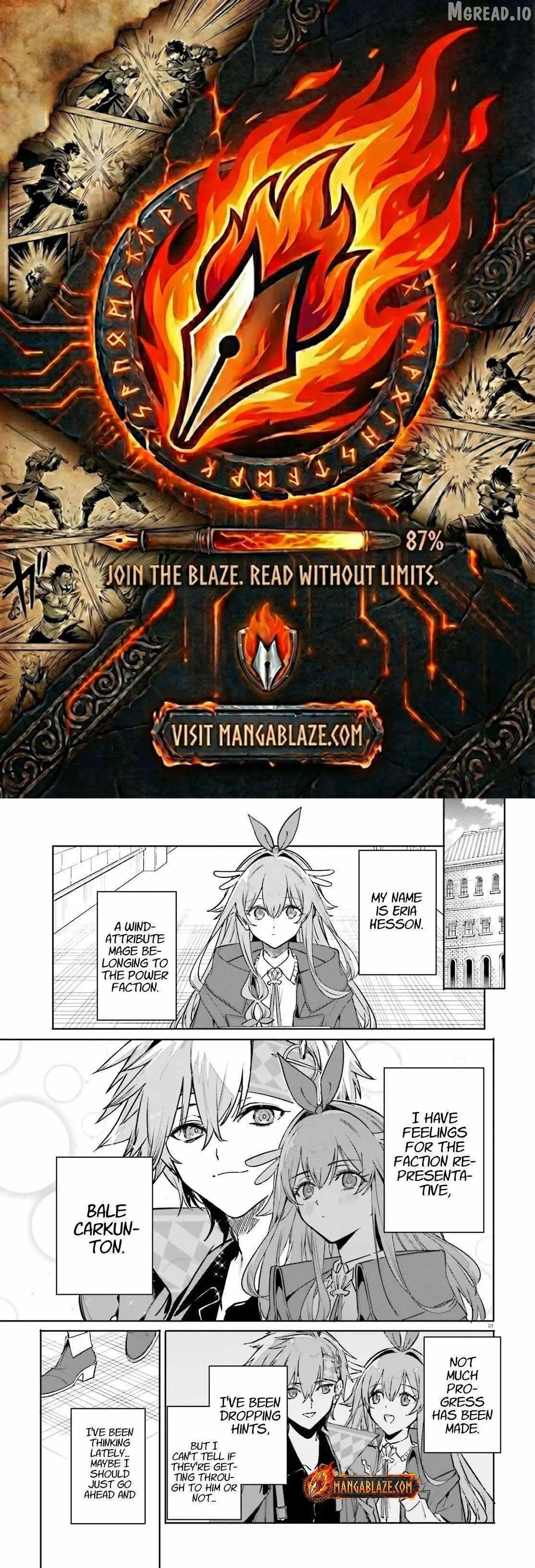Majutsushi Kunon wa Miete Iru Chapter 45.1 — Page 1