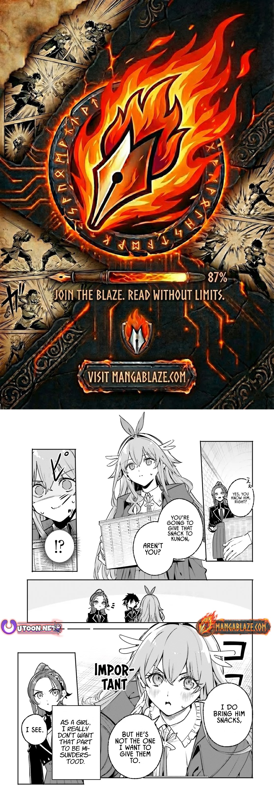 Majutsushi Kunon wa Miete Iru Chapter 45.2 — Page 1